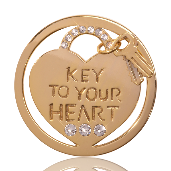 Nikki Lissoni Coin C1290GM - Key to your Heart - Medium