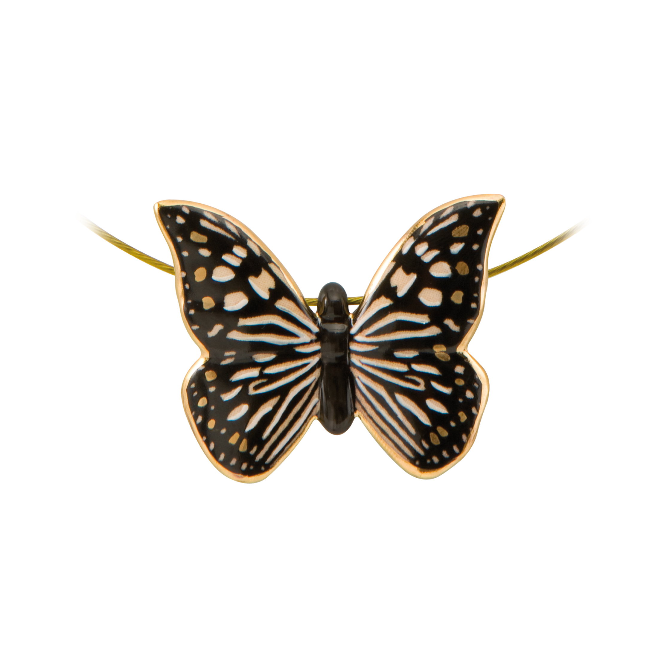 Goebel - Reif mit Amulett - Butterfly Black-White - Artis Orbis Joanna Charlotte