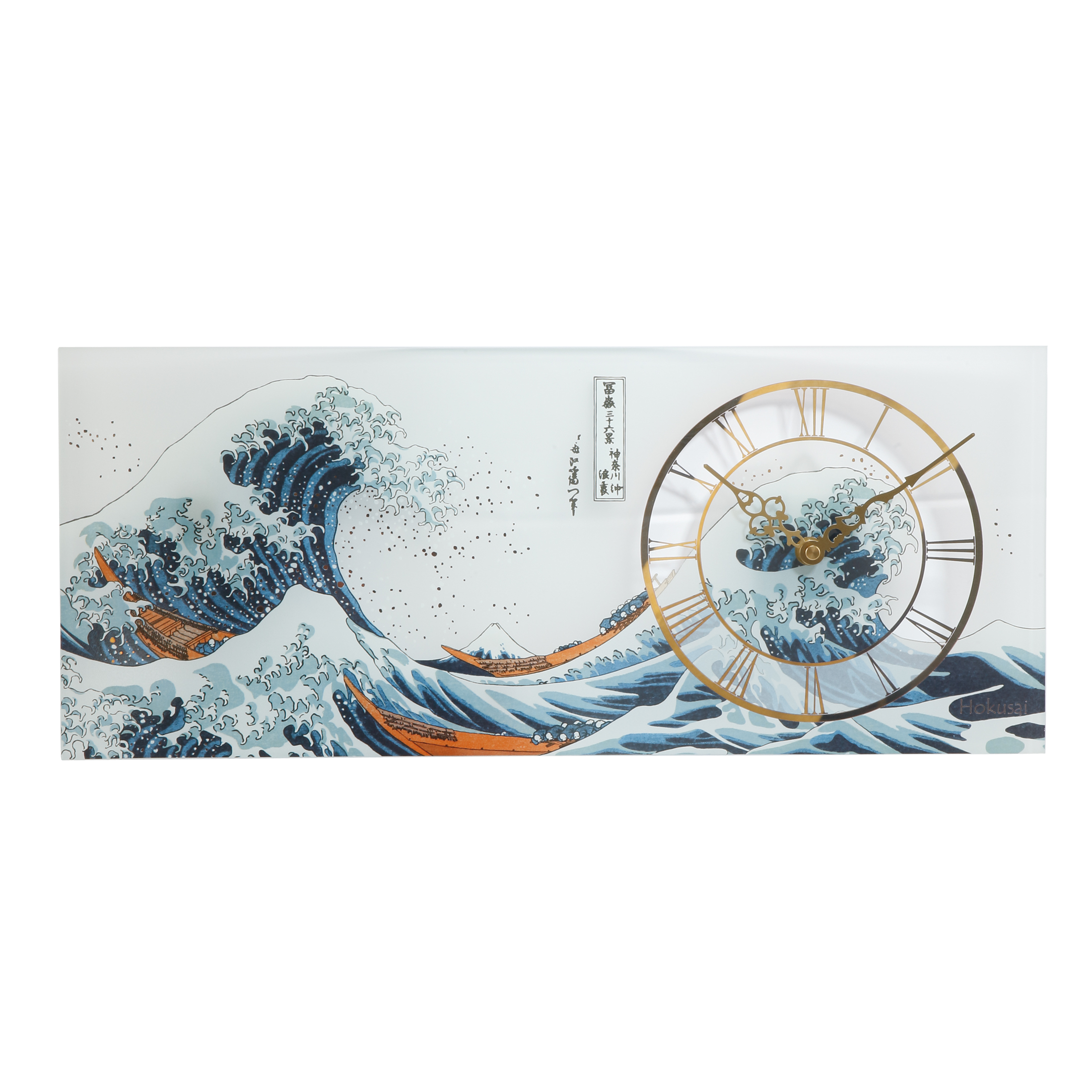 Goebel Wanduhr - Die Welle - The Wave - Katsushika Hokusai